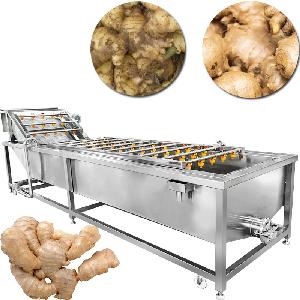 Commercial Automatic Fresh Ginger Bubble Washing Cleaning Machine