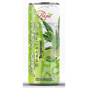 sparkling aloe vera bergamout juice drink from BENA beverage export