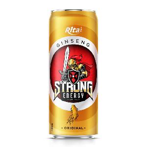  330ml   can ned Strong  energy   drink  with ginseng original from RITA company