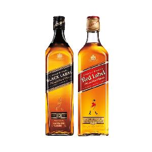 Whisky drink alcoholic beverages / Red Label, Blue Label, Black Label for Export