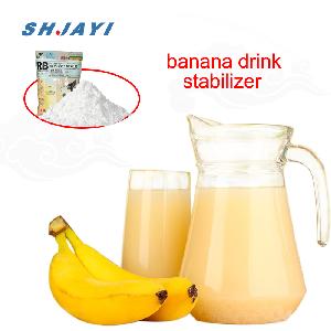 Food Grade Additive Xanthan Gum Beverage Thickener Stabilizer For Fruit Juice Banana Flavor