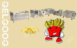 Semi-Automatic Potato Chips Processing Line