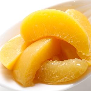 canned yellow peaches