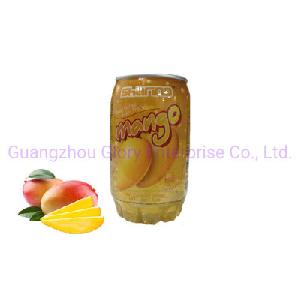 310ml Transparent PET Can Carbonated Drink with Mango Soda