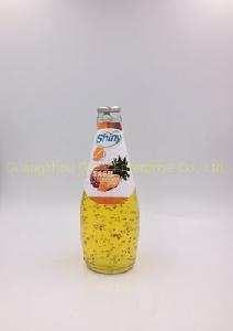 290ml Shiny Chia Seed  Juice   Plus  10% Pineapple  Juice -Drink