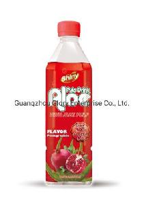 500ml Shiny Brand Aloe Vera Drink Pomegranate Flavor with 5% Aloe Pulp and 30% Juice