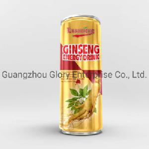 250ml Ginseng Energy Drink with Pear Juice and High Taurine