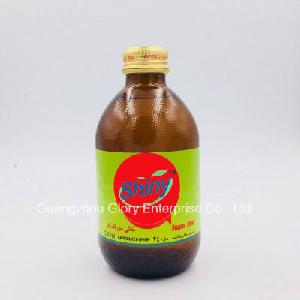 240ml Glass Bottle OEM Brand Carbonated High Vitamin Fruit Energy Drink with Caffein