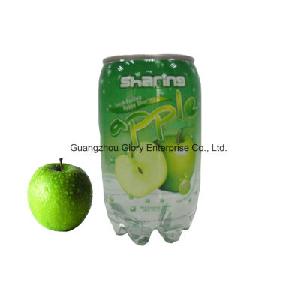310ml PET Can Carbonated Apple Juice Drink Soda