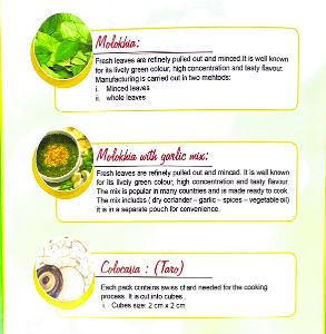 Frozen vegetables and fruits