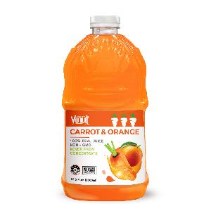 2000ml VINUT 100% Carrot and Orange Juice 67.6 Fl Oz bottle Juice No added sugars No preservative