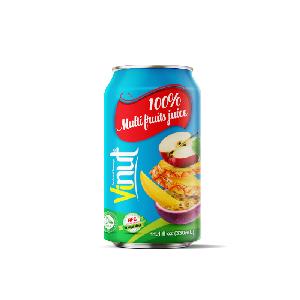 330ml VINUT Good price 100% Multi Fruit Juice Custom Private Label Wholesale Suppliers Canned