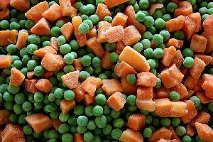 Frozen green peas & carrots