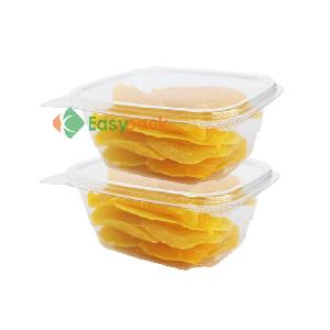 16 oz plastic transparent clamshell food packaging container for salad