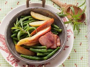 Minty Green Beans & Pear