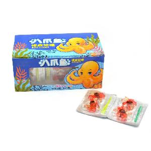 funny shape Squid shaped fast food jelly gummy candy