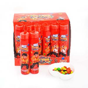 funny nunchuck shape toy chocolate beans candy