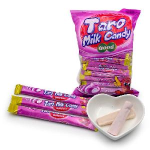 Long taro-flavored milk soft chewy candy