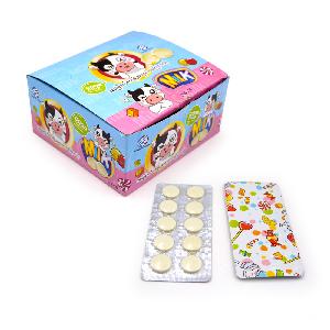wholesale halal milk flavor milk dry tablet press candy from china