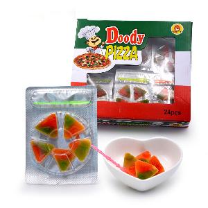 halal good taste snack food pizza jelly gummy candy manufacture