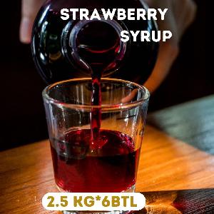 Boba Tea use Strawberry Syrup