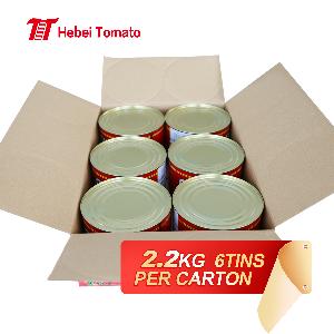 Tomato Paste High Quality of Chinese Factory 2200g+70g OEM Brand