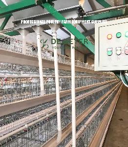 Layer battery chicken cage poultry farm system
