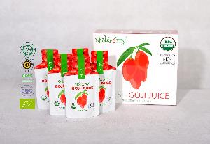 100% NFC Goji juice from fresh berries