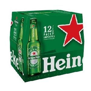 Heineken Premium Lager Beer Bottles 6 x 330ml