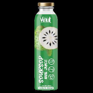 300ml Glass Bottle VINUT 100% Soursop juice Drink Vietnam Suppliers Manufacturers Fresh Soursop