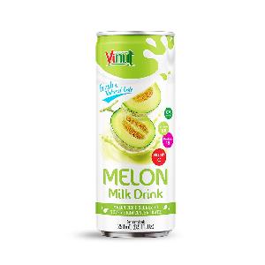 250ml Can VINUT Milk drink with Melon flavor Vietnam Suppliers Manufacturers