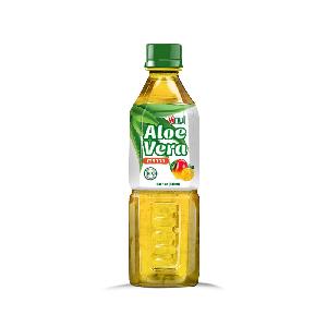 16.9 Fl Oz VINUT Fresh juice Aloe Vera Drink with Mango 500ml Aloe vera juice with Pulp and Mango