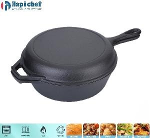 Cast Iron Cookware Frying Pan Skillet HPSK06