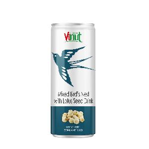 250ml Can VINUT Bird''s Nest drink with Lotus seed Vietnam Manufacturers Directory Collagen Drinks