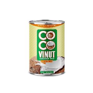 400ml Can (Tinned) Coconut Milk for cooking 20-22% Fat UHT Gluten Free and Vegan Product with Halal