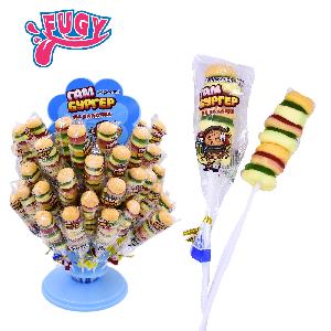 Hamburger  gummy   lollipop 