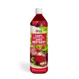 1000ml Pet bottle VINUT Pure Beetroot juice Vietnam Suppliers Manufacturers 100% juice