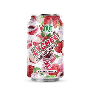 330ml VINUT Lychee Juice Carbonated Vietnam Suppliers Manufacturers Fruit Juice Carbonated Drink