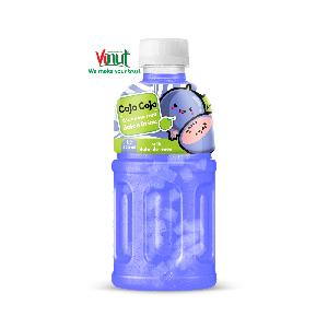 350ml VINUT Bottle Nata de coco drink with Blackcurrant Juice Manufacturers Bottle White Label