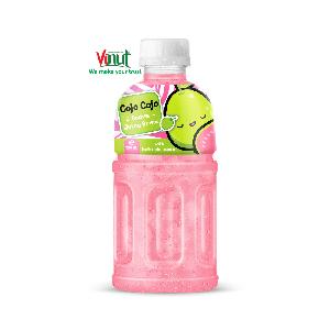350ml VINUT Bottle Nata de coco drink with Guava Juice Manufacturers Bottle White Label