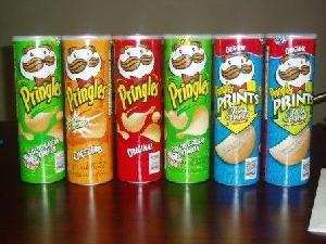  Pringles  Potato Crisps Chips,  Original  - 5.2 Oz Canister
