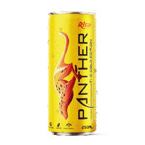  250ml   Can  Yellow Panther  Energy   Drink  From Rita Beverage