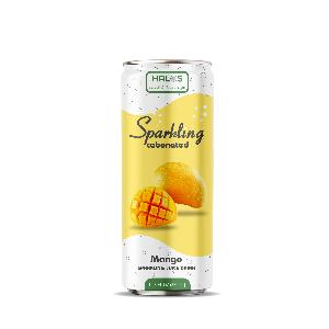 Halos sparkling Mango juice drinks 330ml tinned