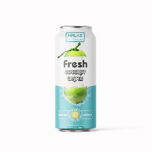 Halos  100 %  coconut   water  young  coconut   water  in can
